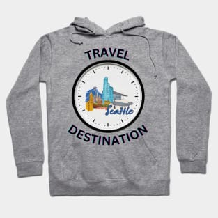 Travel to Seattle Hoodie